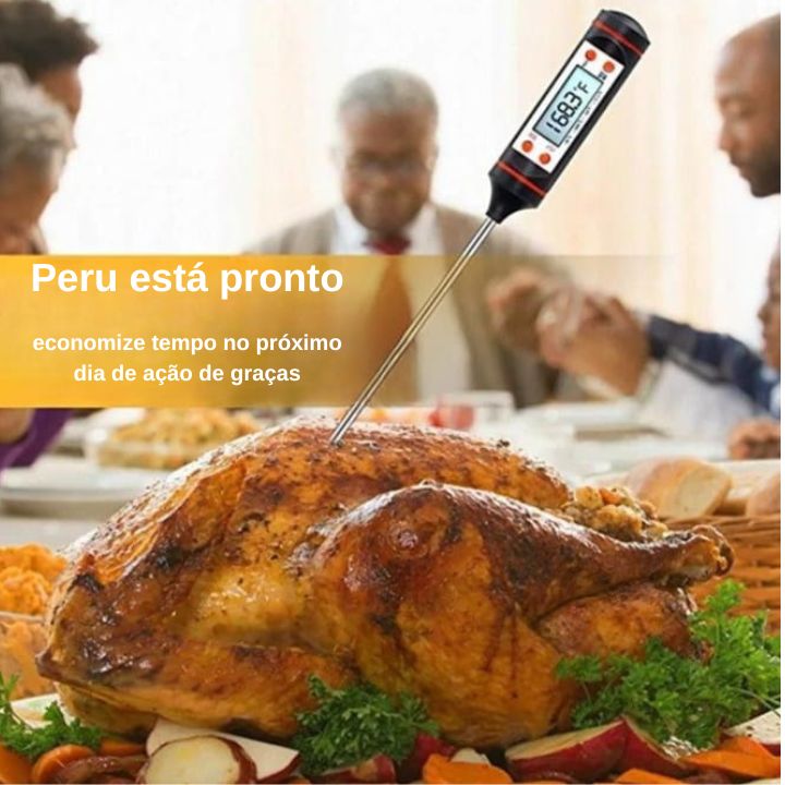 Termômetro Digital de Alimentos – Precisão para Suas Receitas!