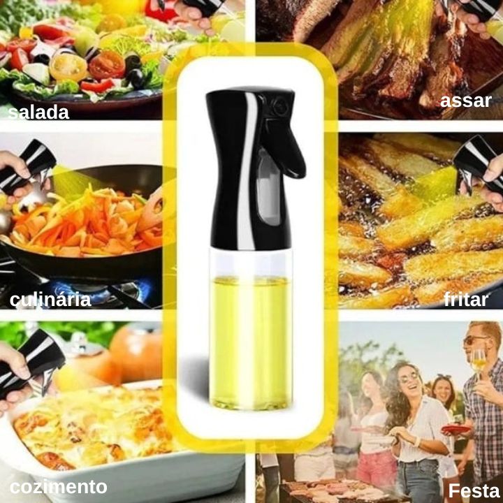 Garrafa de Óleo Spray – Para Uma Cozinha Saudável e Sem Excesso de Óleo!