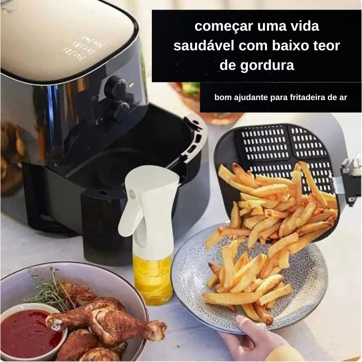 Garrafa de Óleo Spray – Para Uma Cozinha Saudável e Sem Excesso de Óleo!