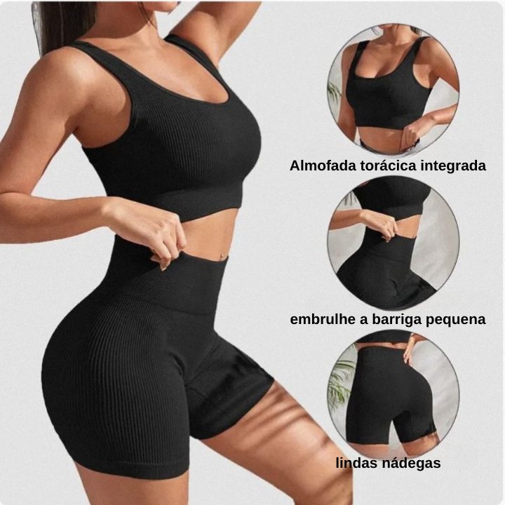 Desperte Seu Potencial com o Conjunto Fitness Perfeito!