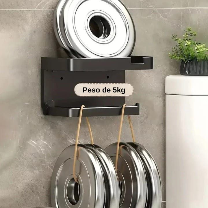 Suporte de Papel Higiênico de Fácil Instalação