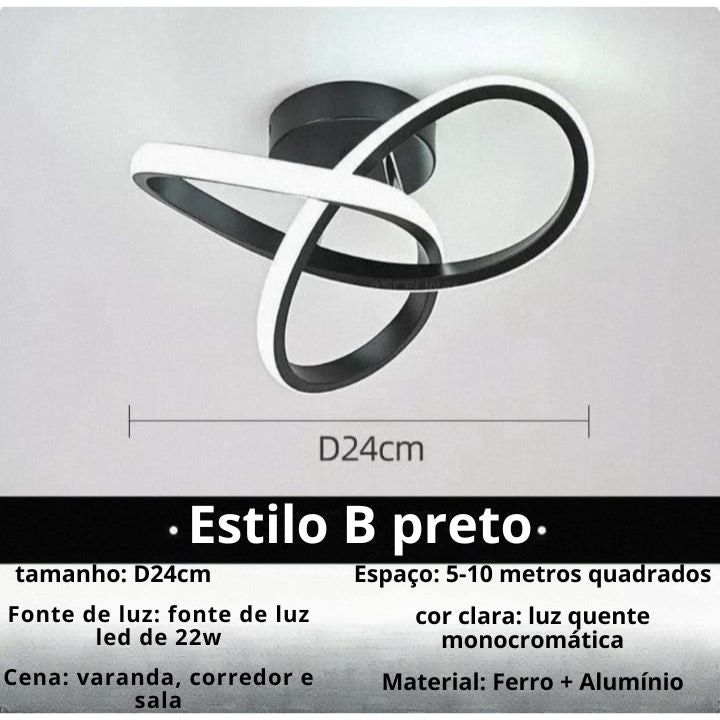 Luz de Teto LED Moderna