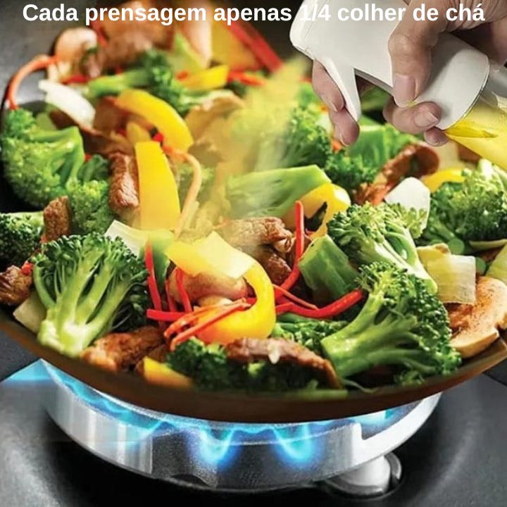 Garrafa de Óleo Spray – Para Uma Cozinha Saudável e Sem Excesso de Óleo!