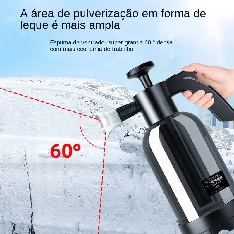 Pulverizador de Espuma Manual 2 Litros – Limpeza Prática e Eficiente